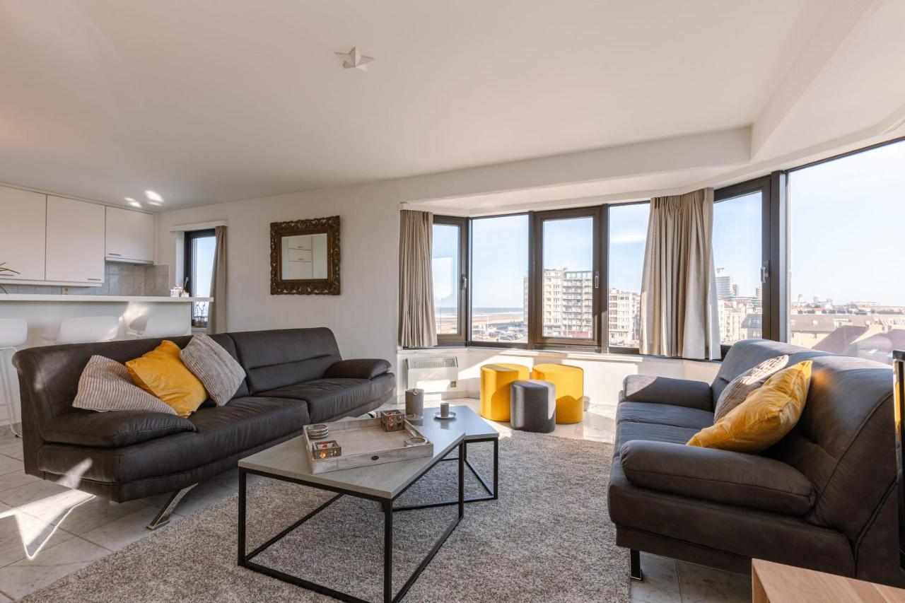Huswell - Spacious & Modern Sea View Apartment With Garage Oostende Eksteriør billede
