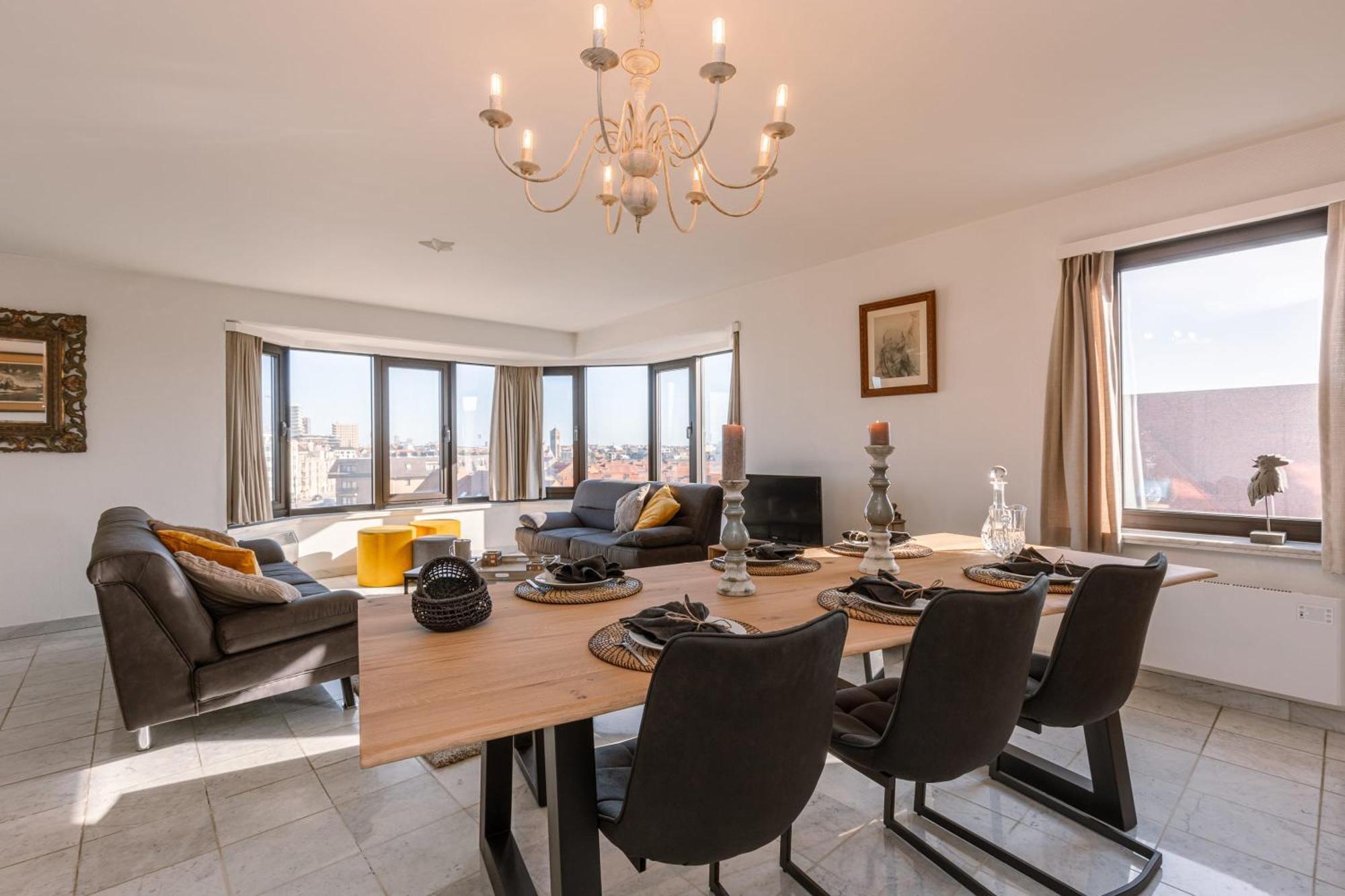 Huswell - Spacious & Modern Sea View Apartment With Garage Oostende Eksteriør billede